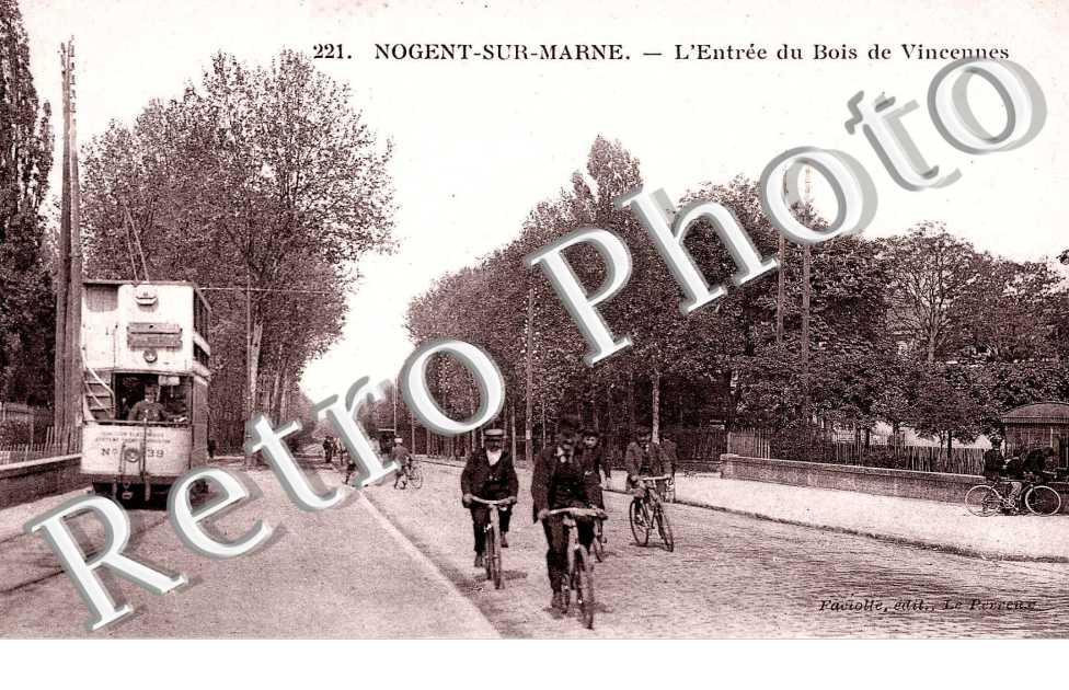 l'entrée du Bois de Vincennes