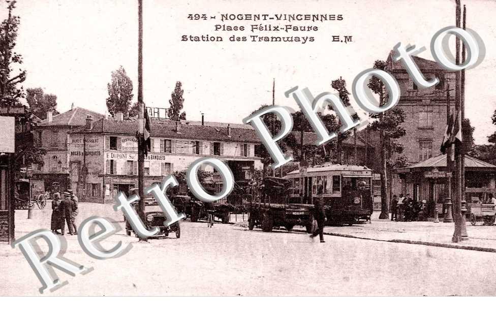 Nogent-Vincennes - Place Félix faure Station des Tramways
