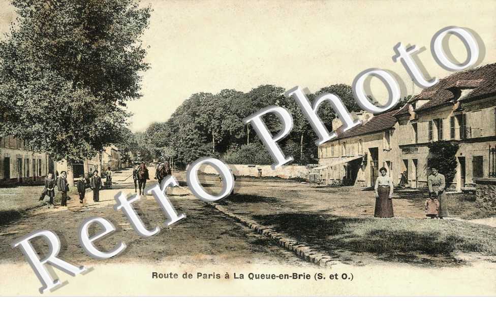 route de Paris a La Queue en Brie