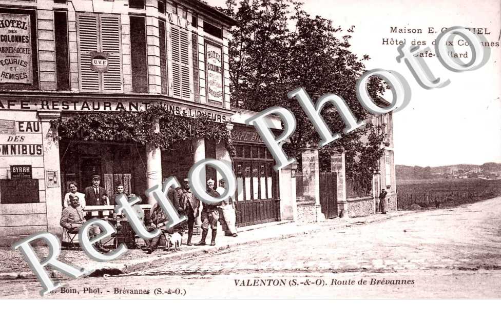 ROUTE DE BREVANNES Maison E. Gabriel  Hotel des deux Colonnes