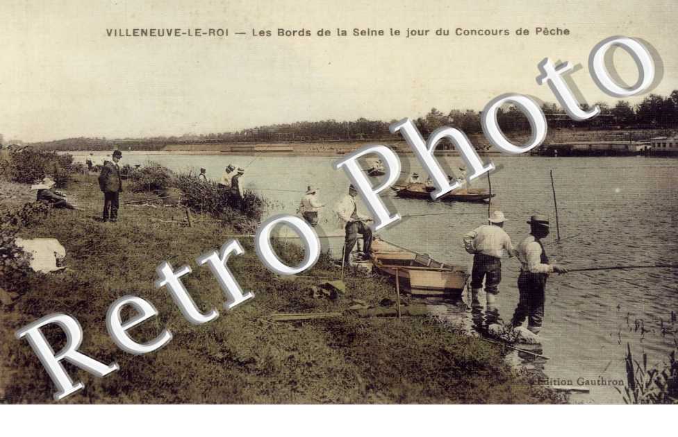 LES BORDS DE LA SEINE LE JOUR DU CONCOURS DE PECHE