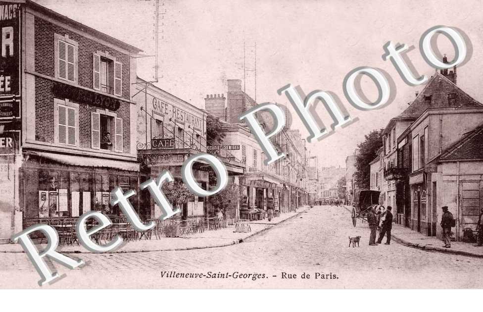 Vue de la rue de Paris