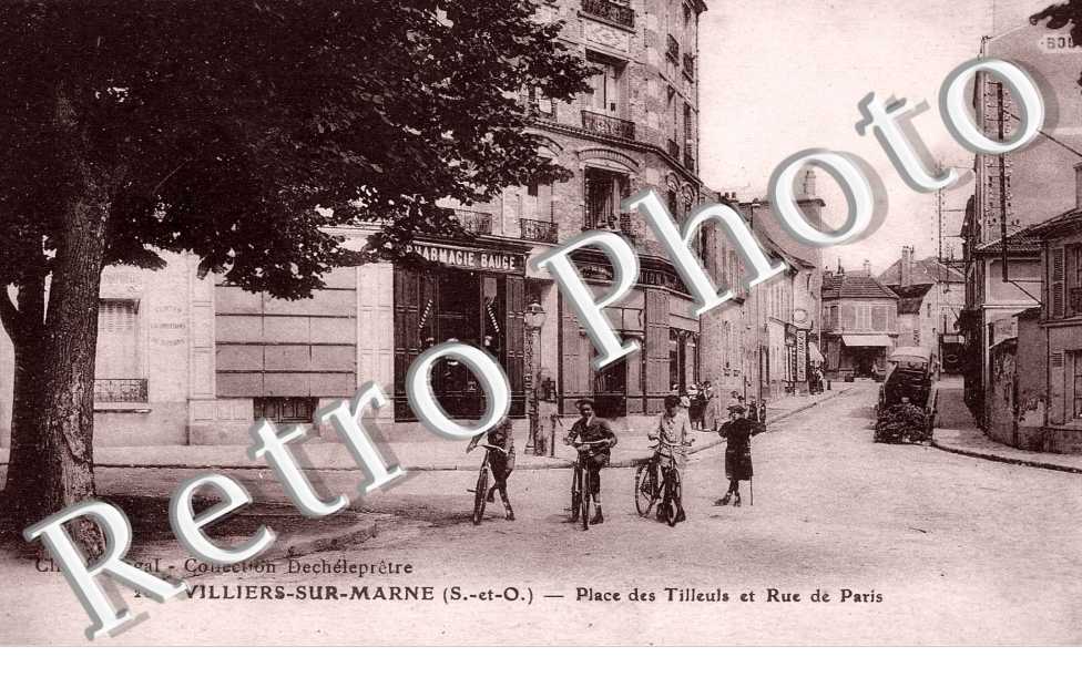 Place des Tilleuls et rue de Paris
