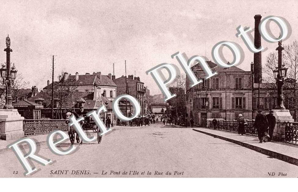 le pont de l'Ile et la rue du Port