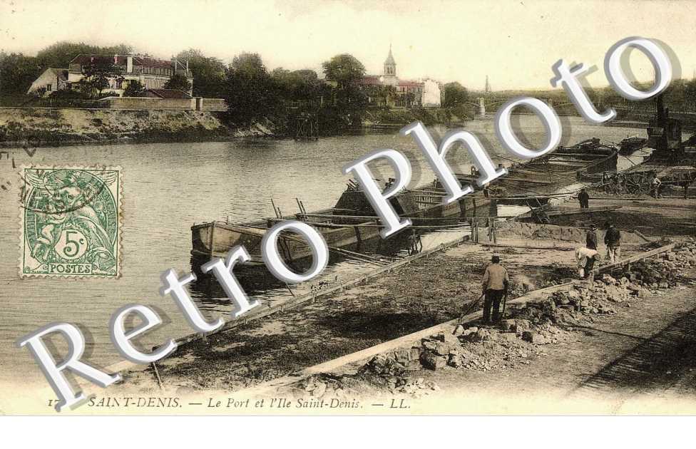 le port et l'ile