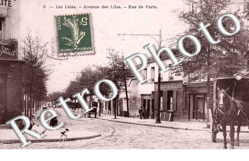 avenue des Lilas, rue de Paris