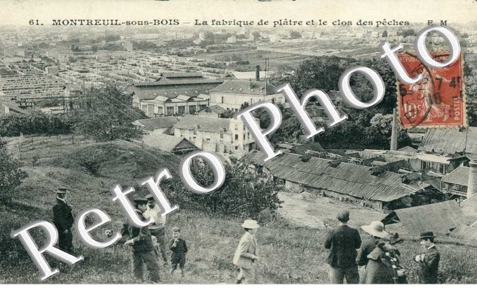 La fabrique de platre et le clos des peches