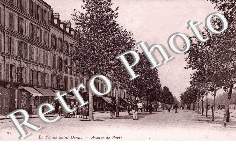Prise de vue de l'avenue de Paris