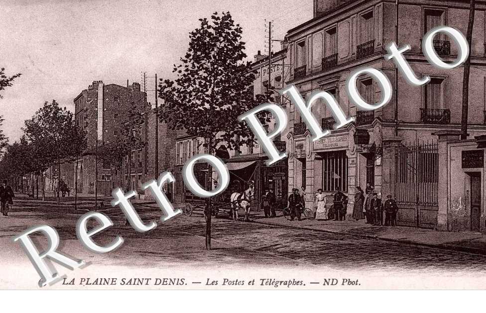 Vue des postes et télégraphes