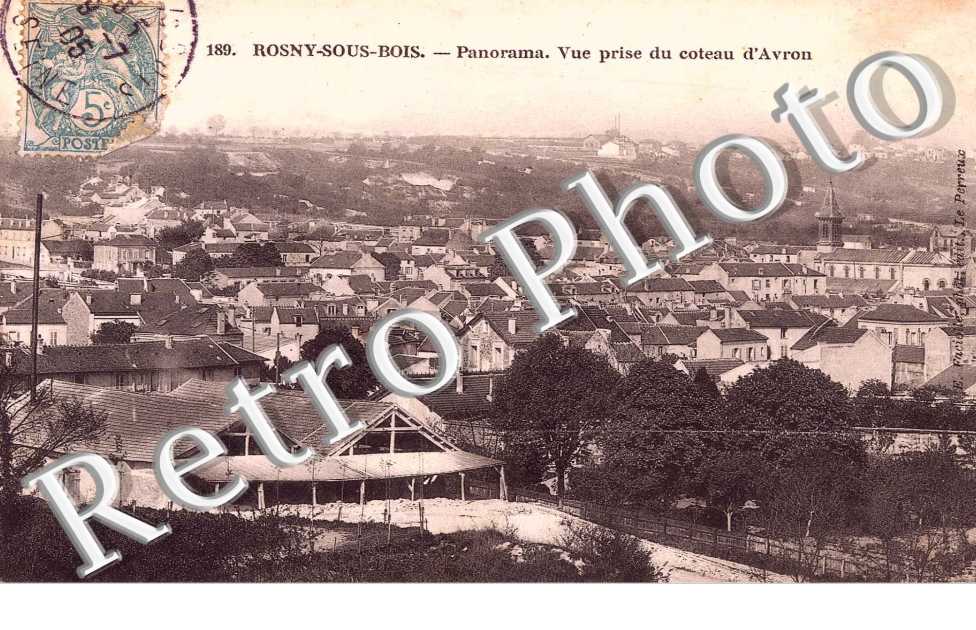 Panorama pris du coteau d'Avron