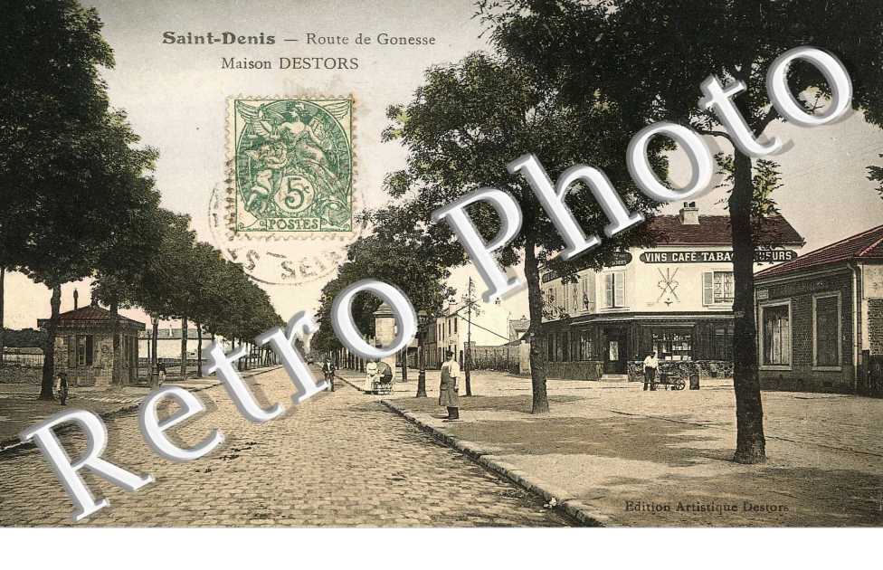 Route de Gonesse - Maison Destors (couleur)