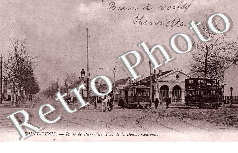 Route de Pierrefite - fort de la double Couronne - tramway