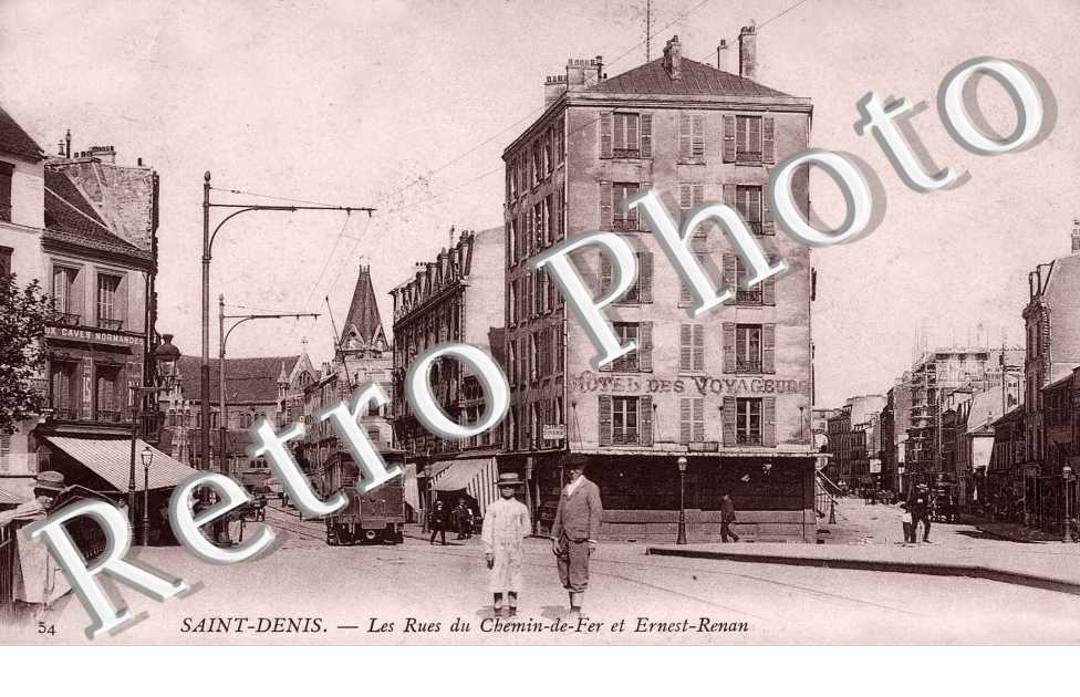 Les rues du Chemin de Fer et Ernest Renan