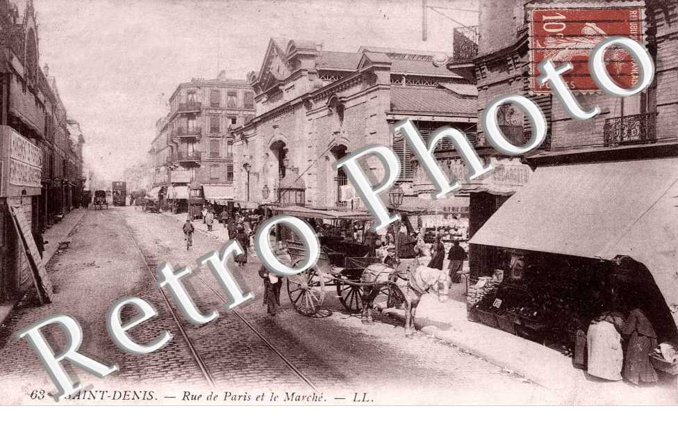 Rue de paris et le marché