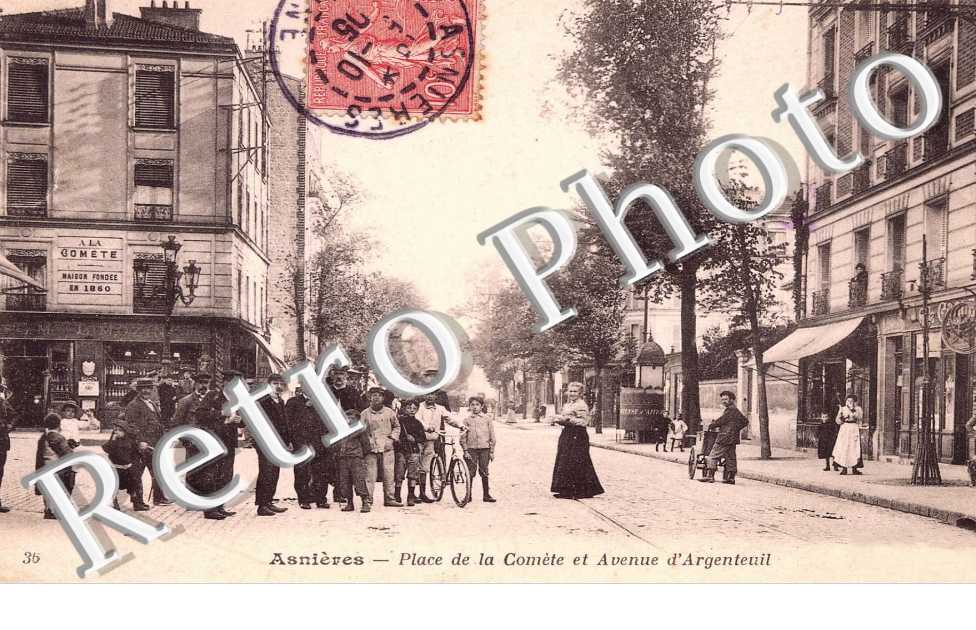 place de la Come et avenue d'Argenteuil