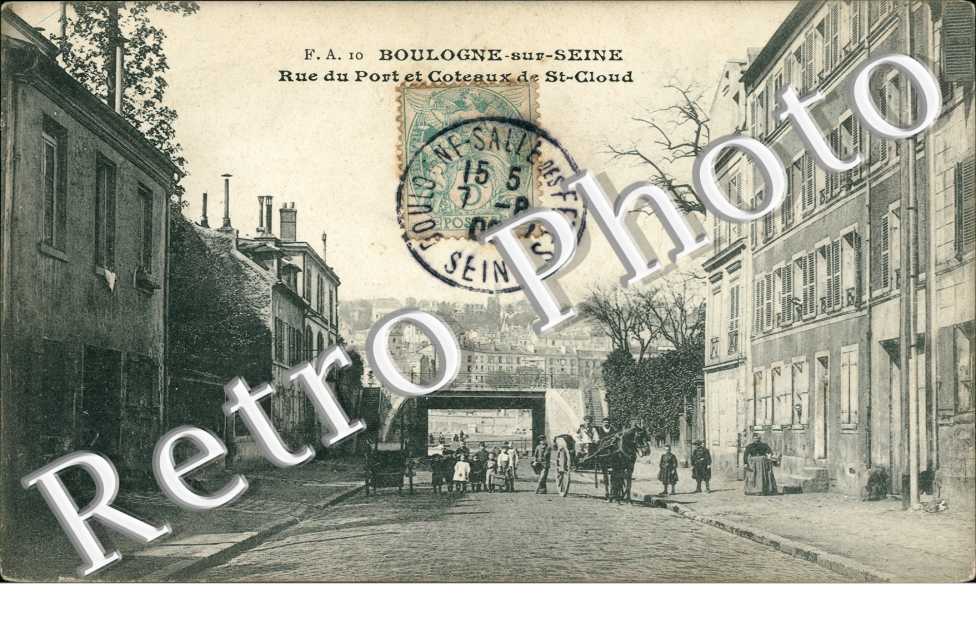 rue du Port et Coteaux de Saint-Cloud