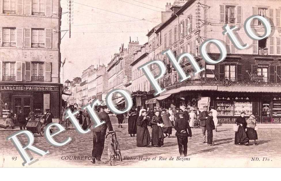 Place Victor Hugo et rue de Bezons