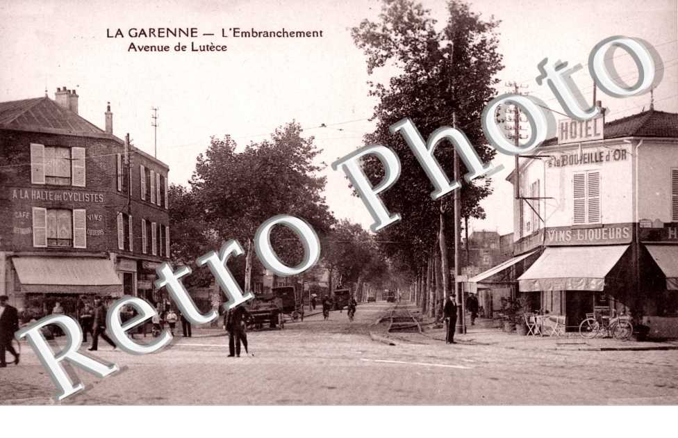 L'embranchement avenue de Lutece