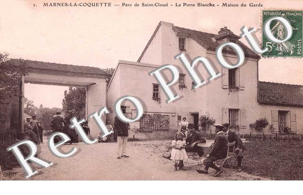 Parc de Saint-Cloud - la porte blanche - Maison du garde