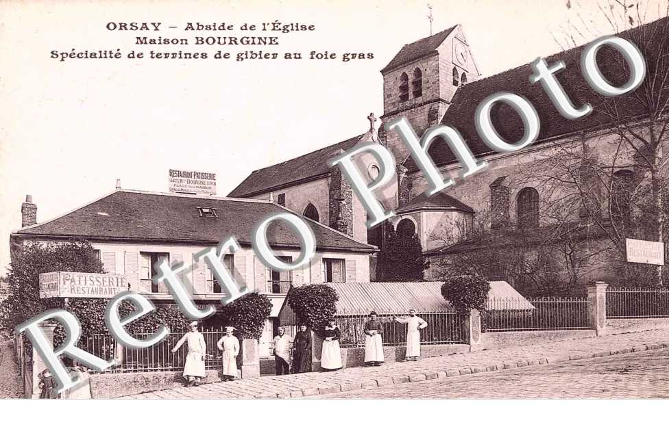 Maison Bourgine - abside de l'eglise