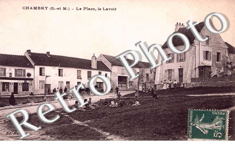 la place, le lavoir