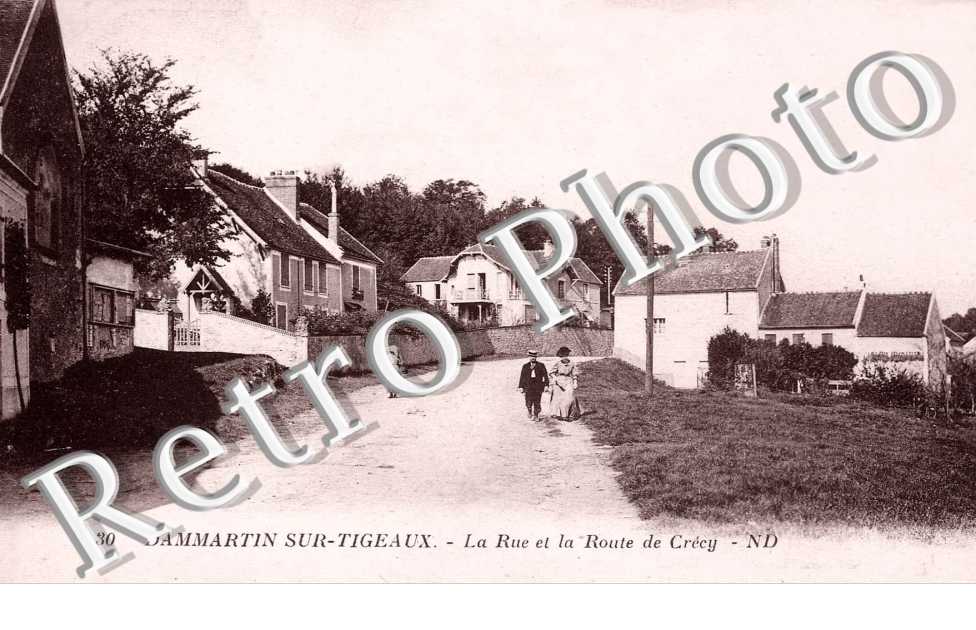 La rue et la route de Crecy