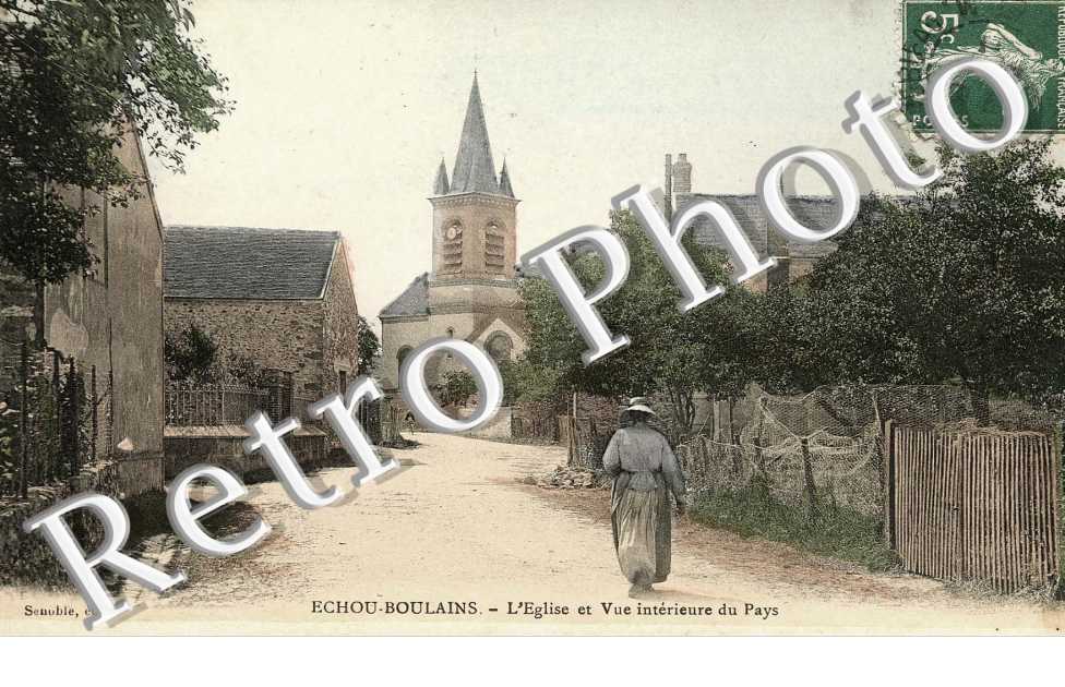 l'eglise et vue interieure du pays