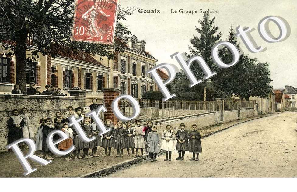 Le groupe scolaire (glace couleur)