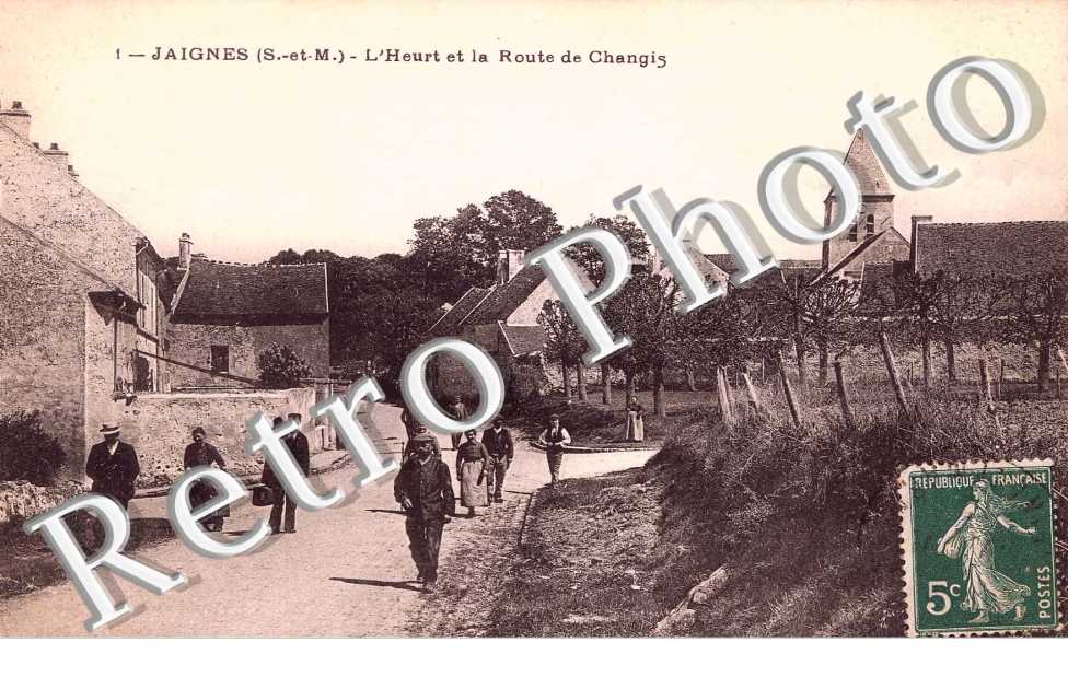 l'Heurt et la route de Changis
