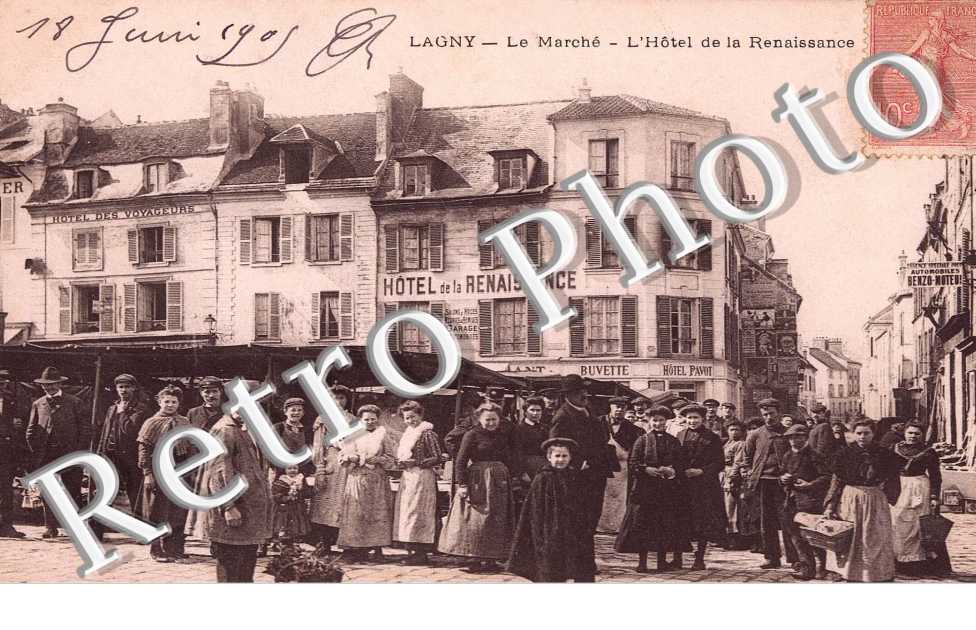 Le marche et l'hotel de la renaissance