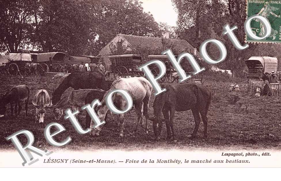 fete de la Monthety, le marche aux bestiaux