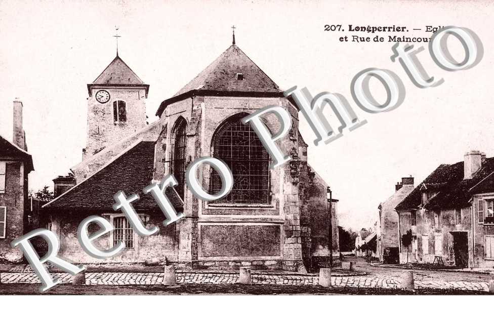 eglise et rue de Maincourt
