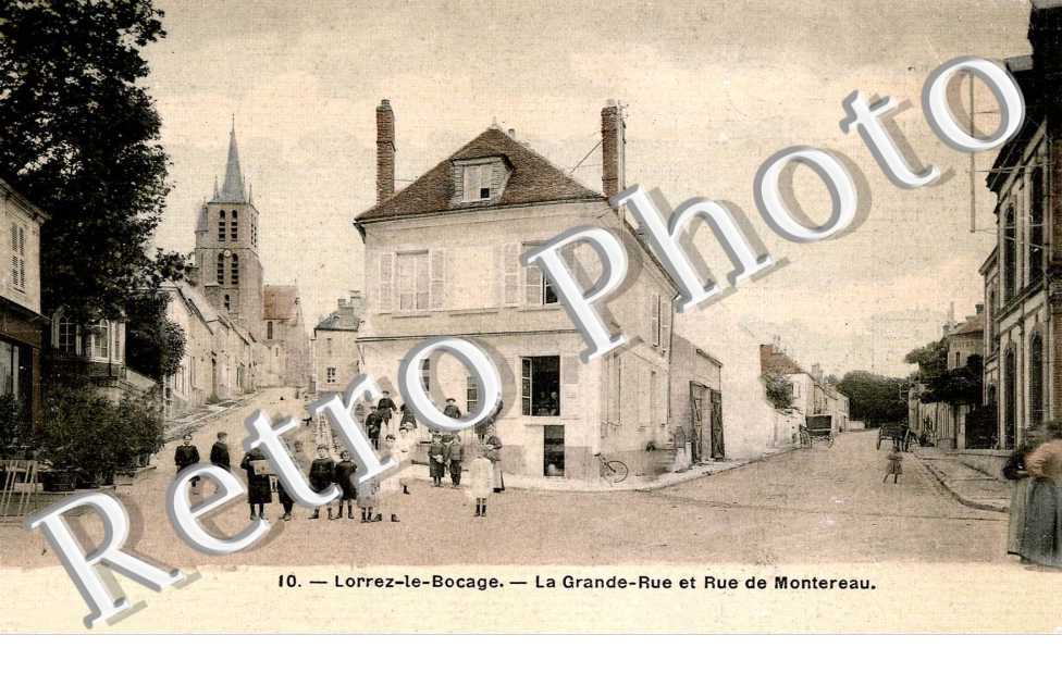 La grande rue - Rue de Montereau (toilee couleur)
