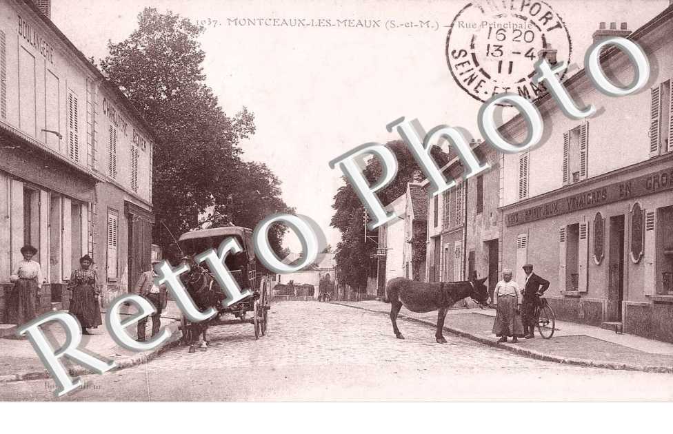 Rue principale - attelage de cheval