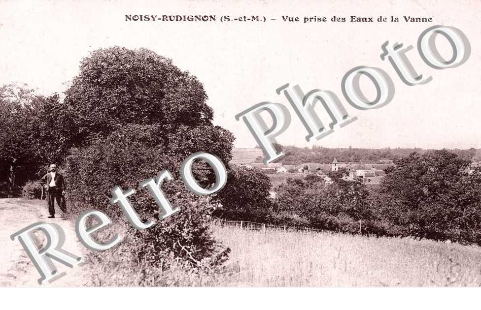 Vue prise des Eaux de la Vanne