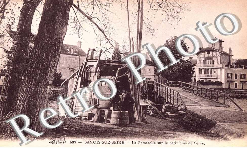 La passerelle sur le petit bras de la Seine