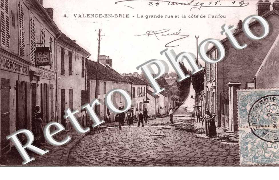 La grande rue et la cote de Panfou