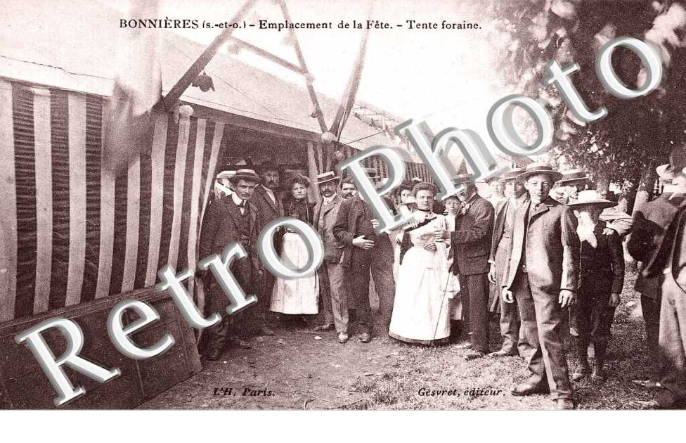 emplacement de la fete, tente foraine
