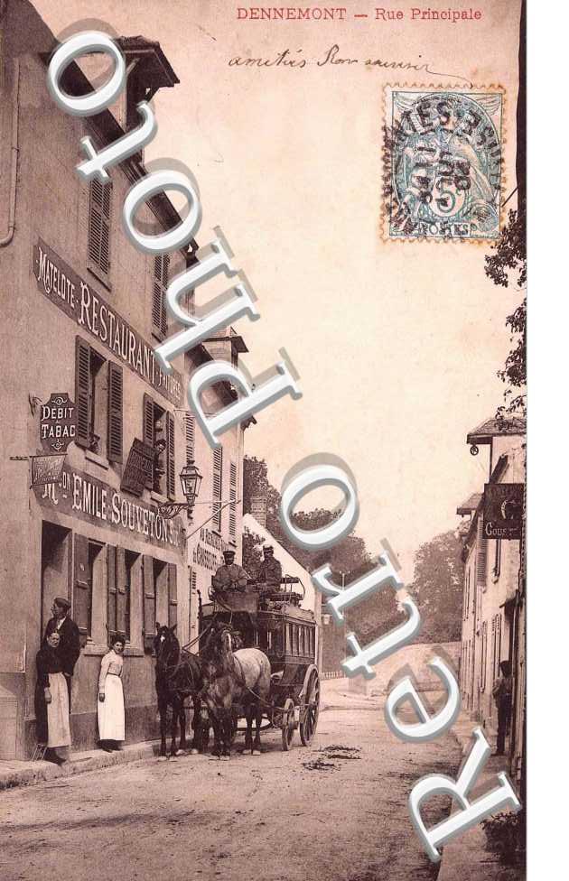 rue principale, COURRIER