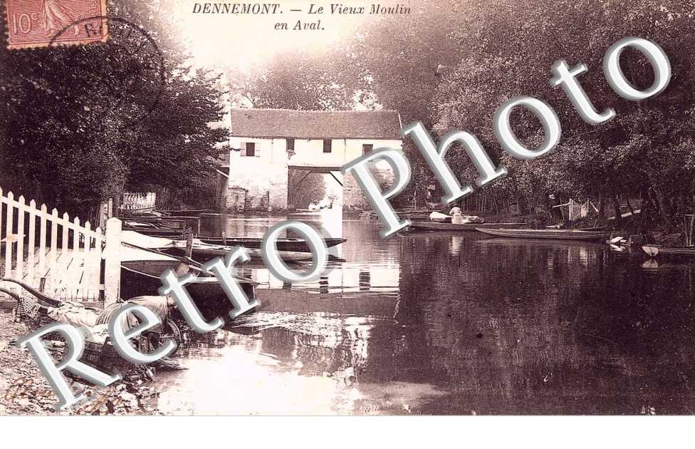 le vieux moulin en aval