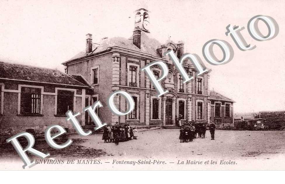 la mairie et les ecoles