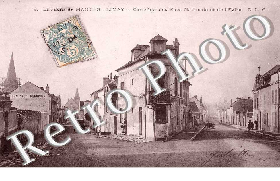 Carrefour des rues nationales et de l'eglise