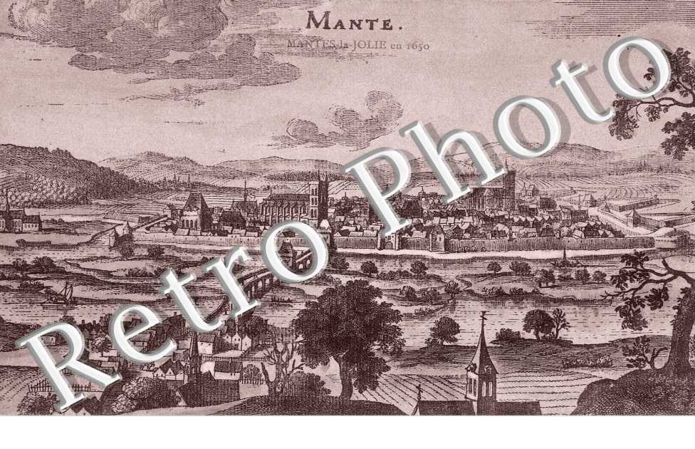 Mantes La Jolie en 1650