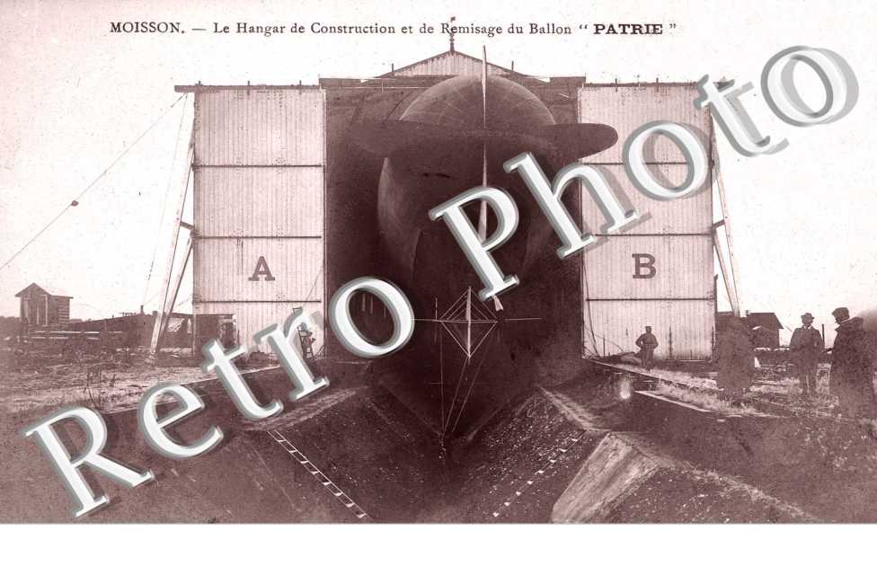 Le hangar de construction et de Remisage du ballon "Patrie"