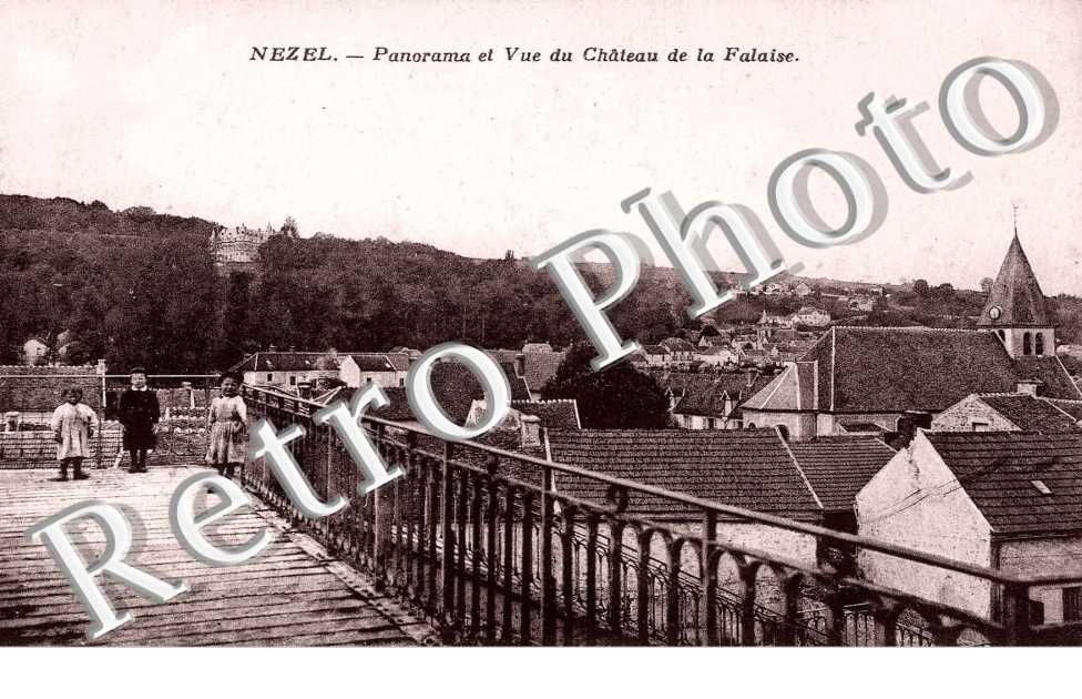 Panorama et vue du chateau de la Falaise