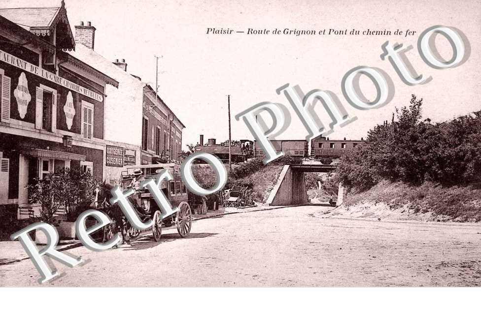 Route de Grignon et Pont du Chemin de fer
