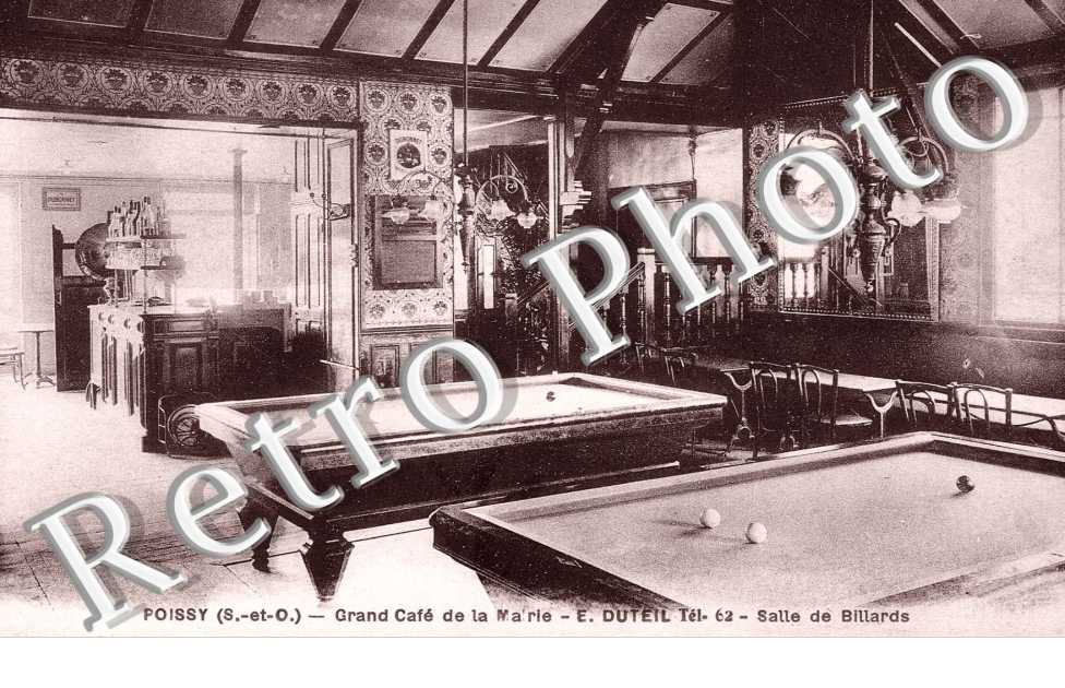 Grand cafe de la Mairie - E. Duteil - salle de billard