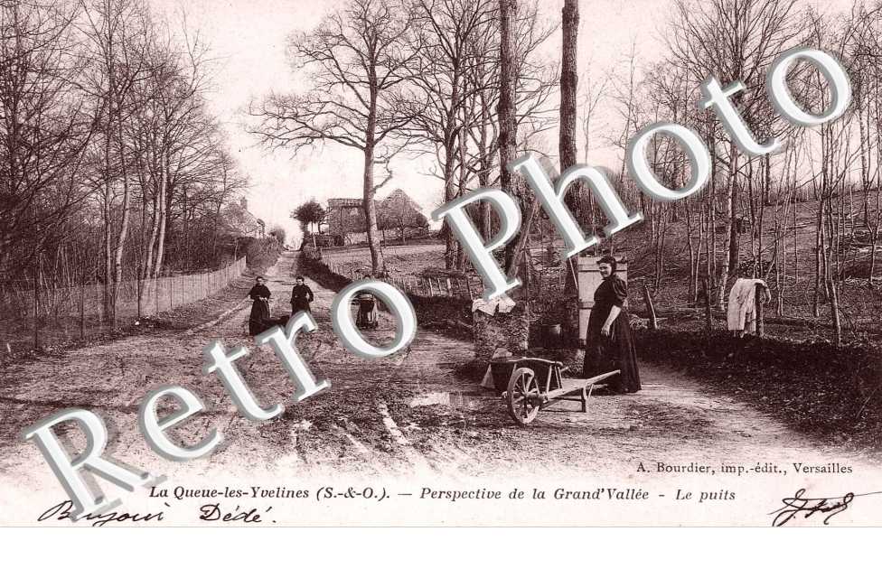 Perspective de la Grand'vallee - les puits