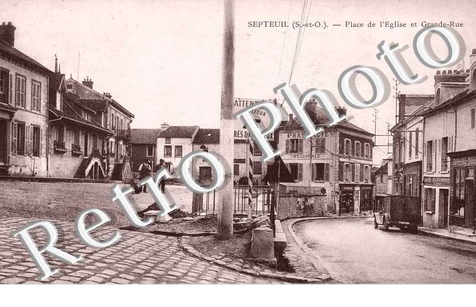 Place de l'eglise et grande rue