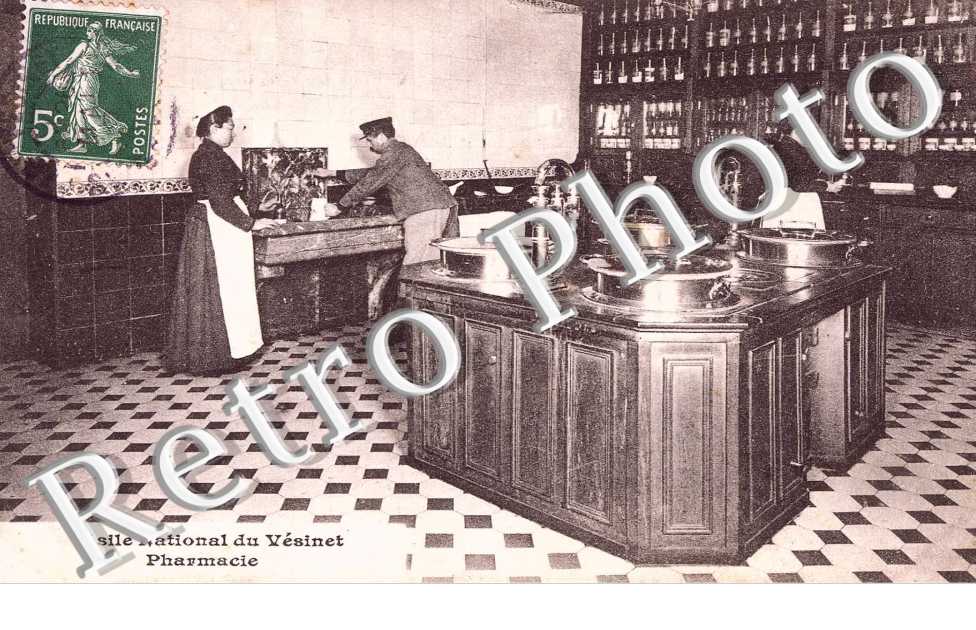 Asile National du Vésinet. Pharmacie